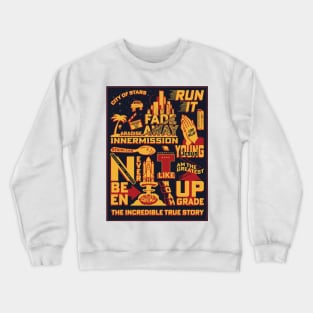 The Incredible True Story Poster (Tracklist) - Logic Crewneck Sweatshirt